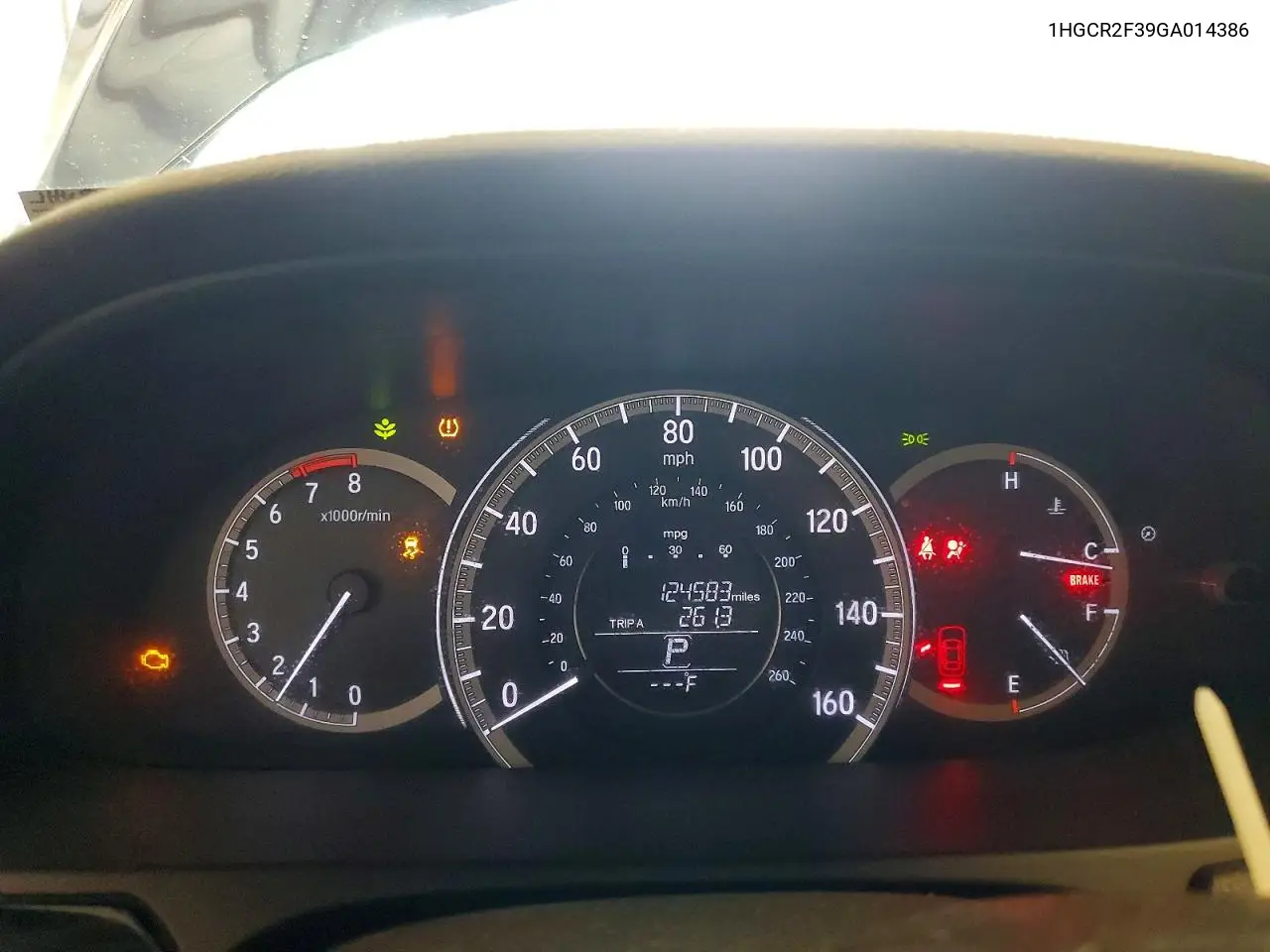 2016 Honda Accord Lx VIN: 1HGCR2F39GA014386 Lot: 58688576