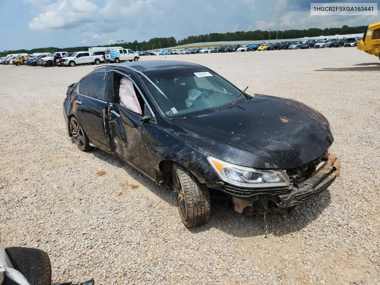 2016 Honda Accord Sport VIN: 1HGCR2F5XGA163441 Lot: 59300916