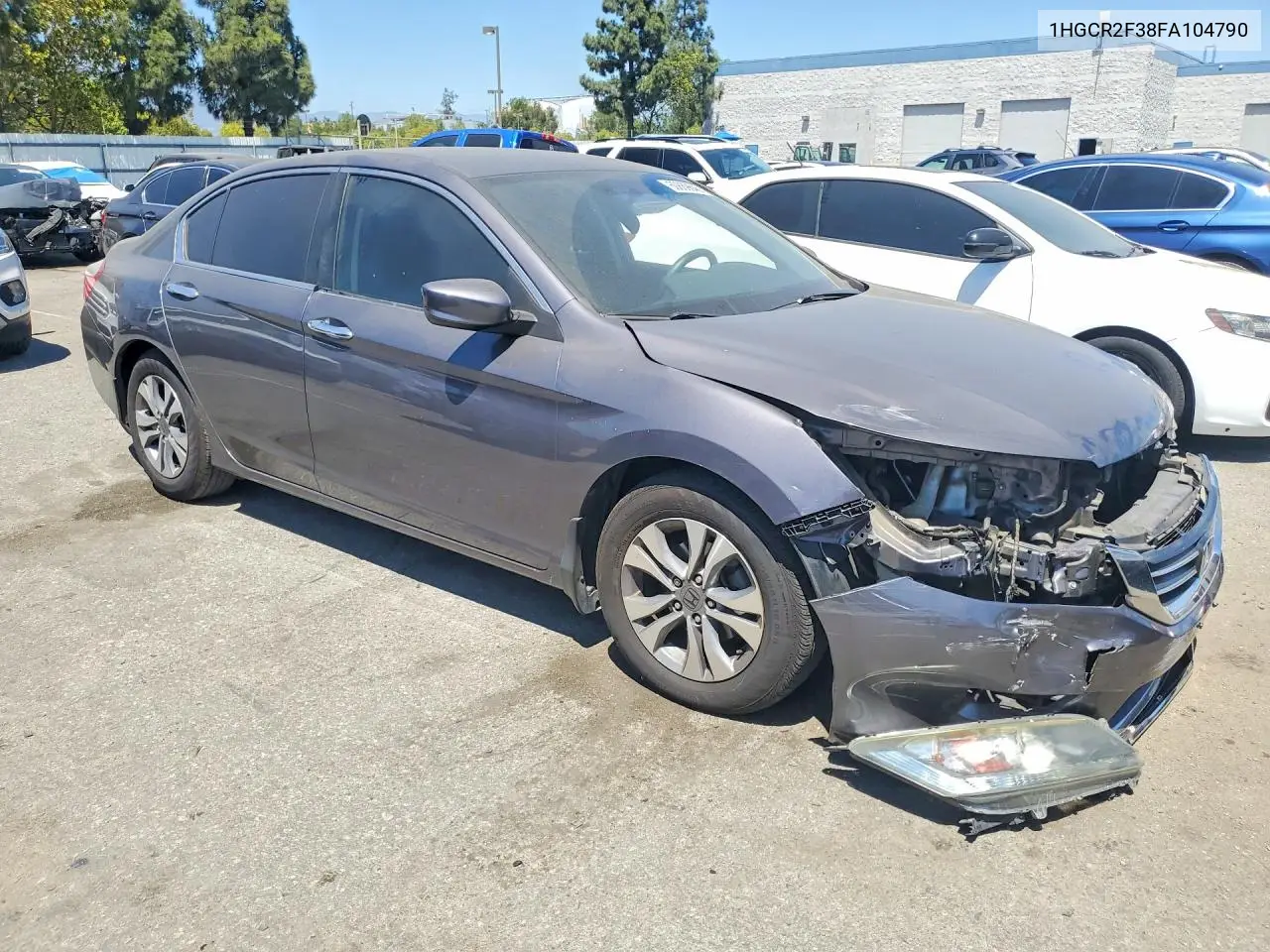 2016 Honda Accord VIN: 1HGCR2F38FA104790 Lot: 60869646