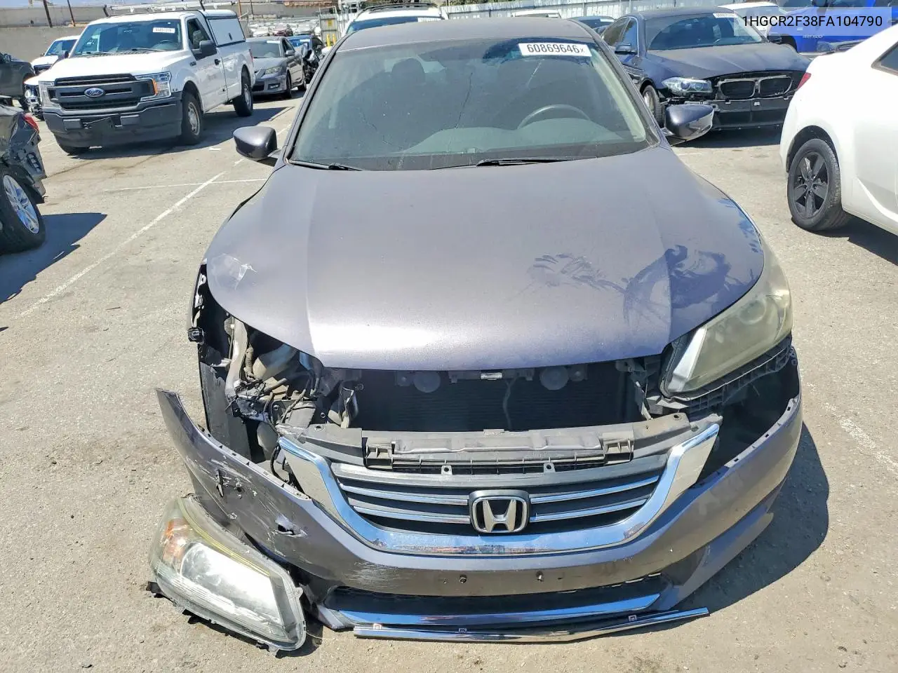 2016 Honda Accord VIN: 1HGCR2F38FA104790 Lot: 60869646