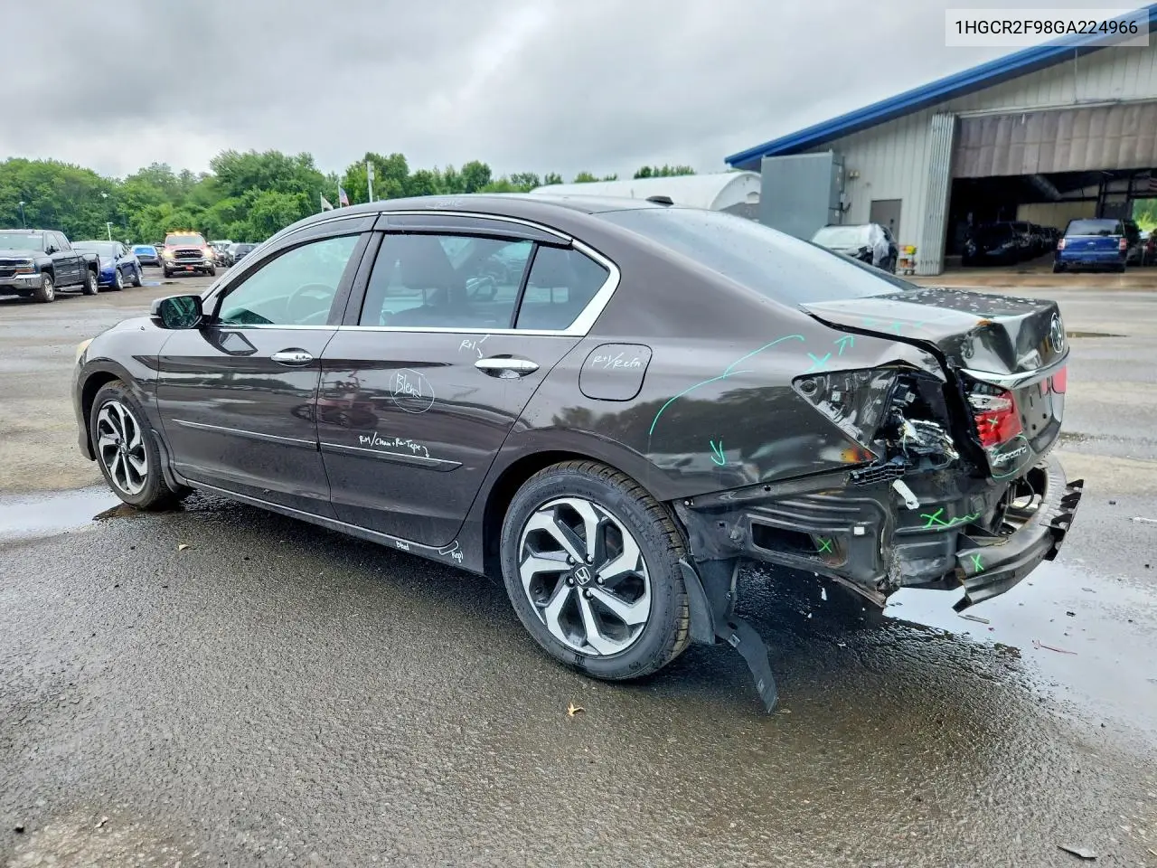 2016 Honda Accord Exl VIN: 1HGCR2F98GA224966 Lot: 61043746