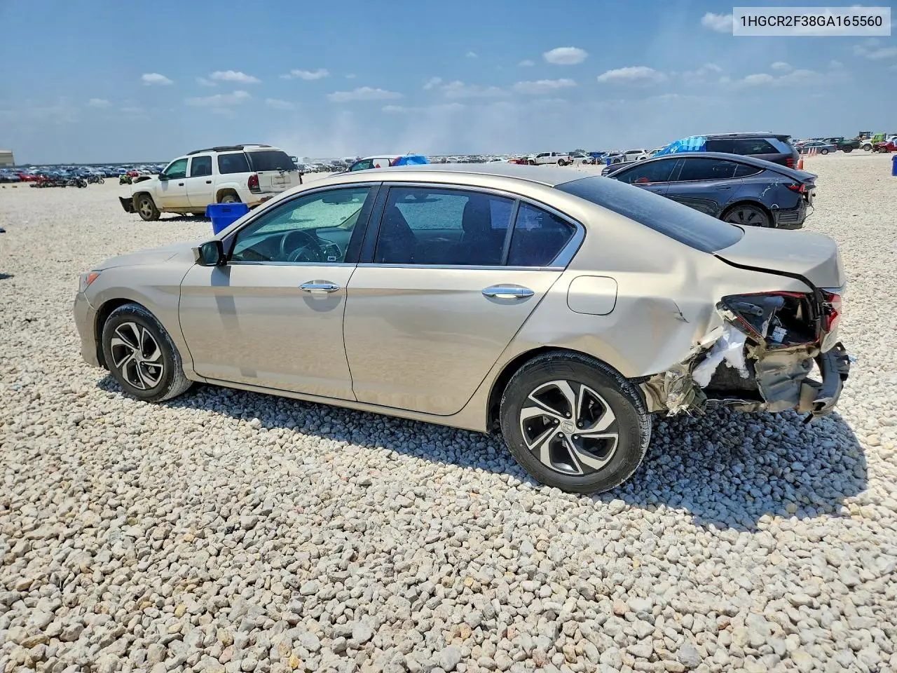 2016 Honda Accord Lx VIN: 1HGCR2F38GA165560 Lot: 61982116