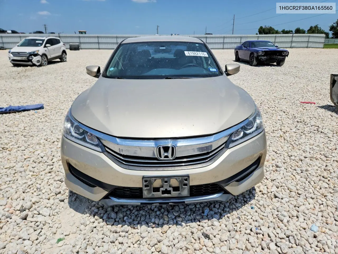 2016 Honda Accord Lx VIN: 1HGCR2F38GA165560 Lot: 61982116