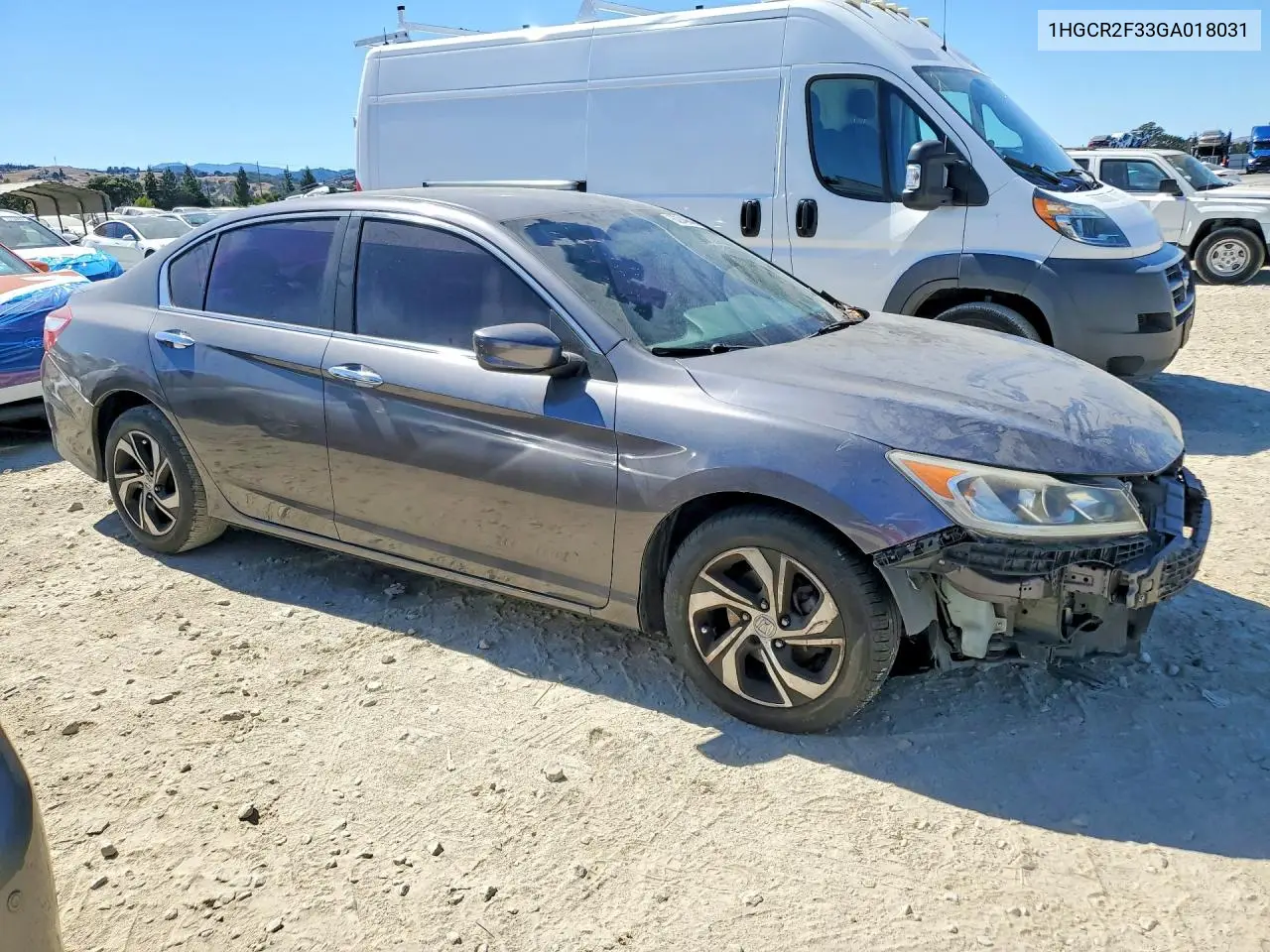 2016 Honda Accord Lx VIN: 1HGCR2F33GA018031 Lot: 62240646