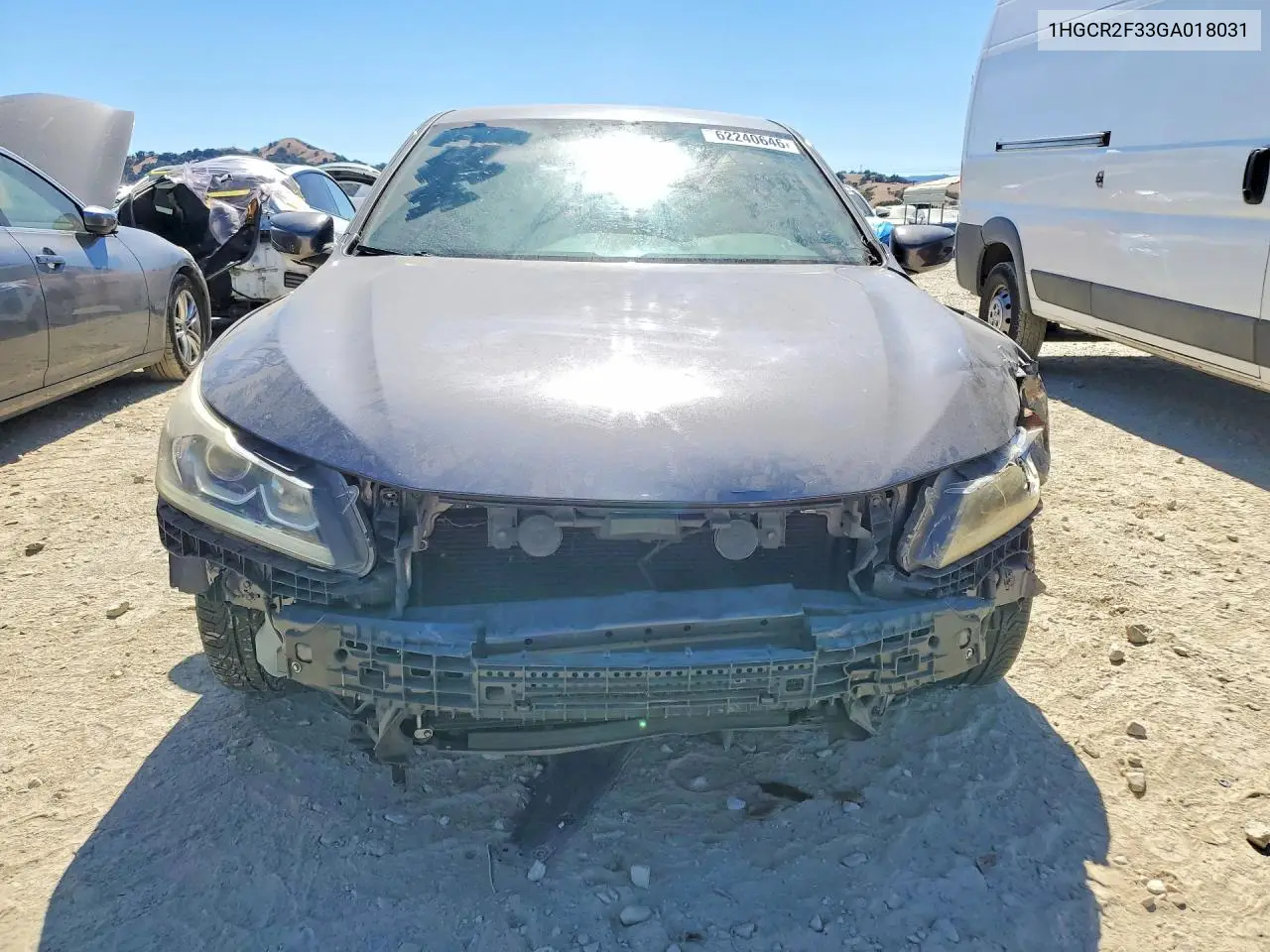 2016 Honda Accord Lx VIN: 1HGCR2F33GA018031 Lot: 62240646