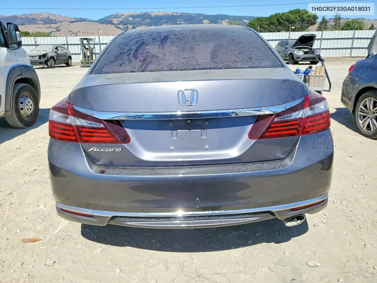 2016 Honda Accord Lx VIN: 1HGCR2F33GA018031 Lot: 62240646