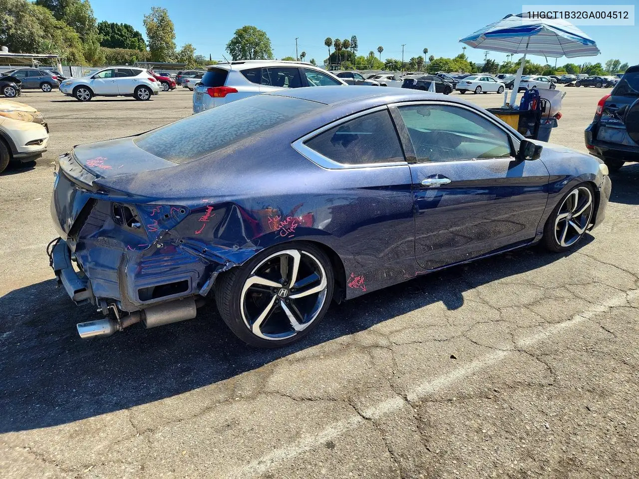 2016 Honda Accord Lx-S VIN: 1HGCT1B32GA004512 Lot: 62318116
