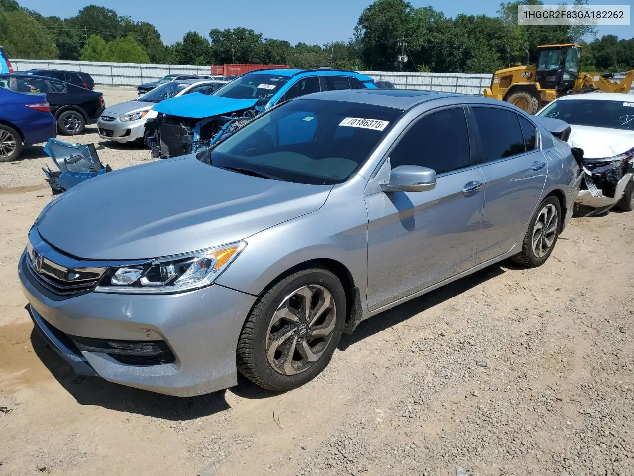 1HGCR2F83GA182262 2016 Honda Accord Exl