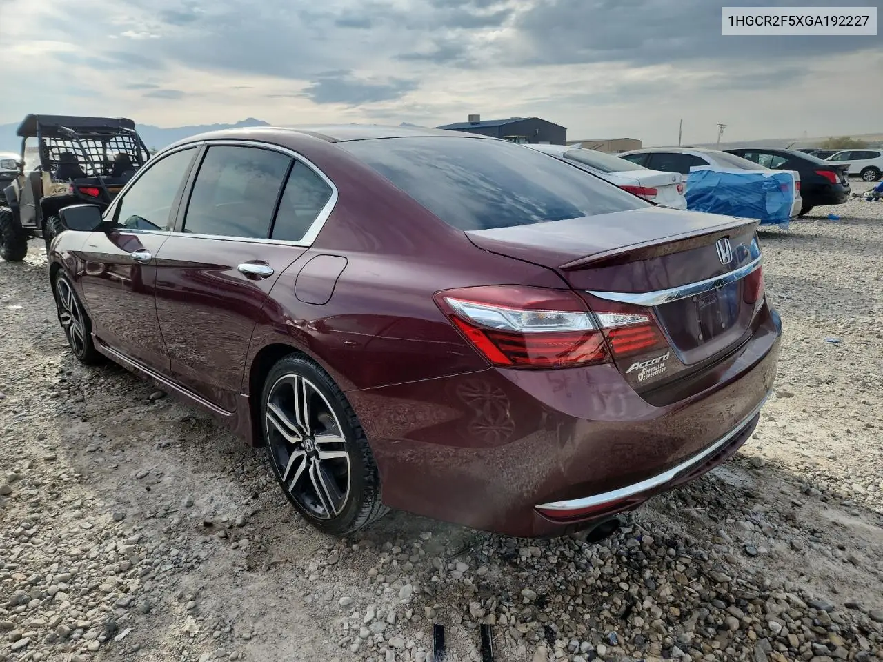 1HGCR2F5XGA192227 2016 Honda Accord Sport
