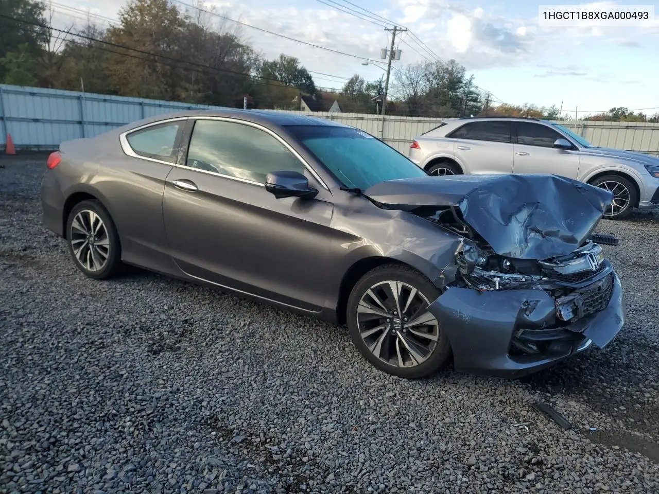 1HGCT1B8XGA000493 2016 Honda Accord Exl