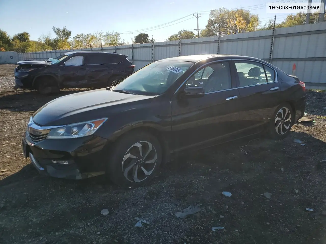 1HGCR3F01GA008609 2016 Honda Accord Exl