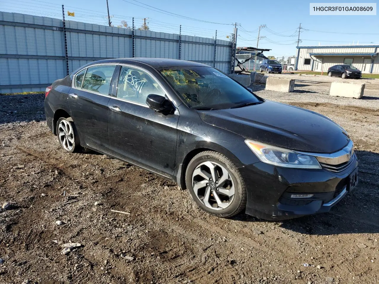 1HGCR3F01GA008609 2016 Honda Accord Exl