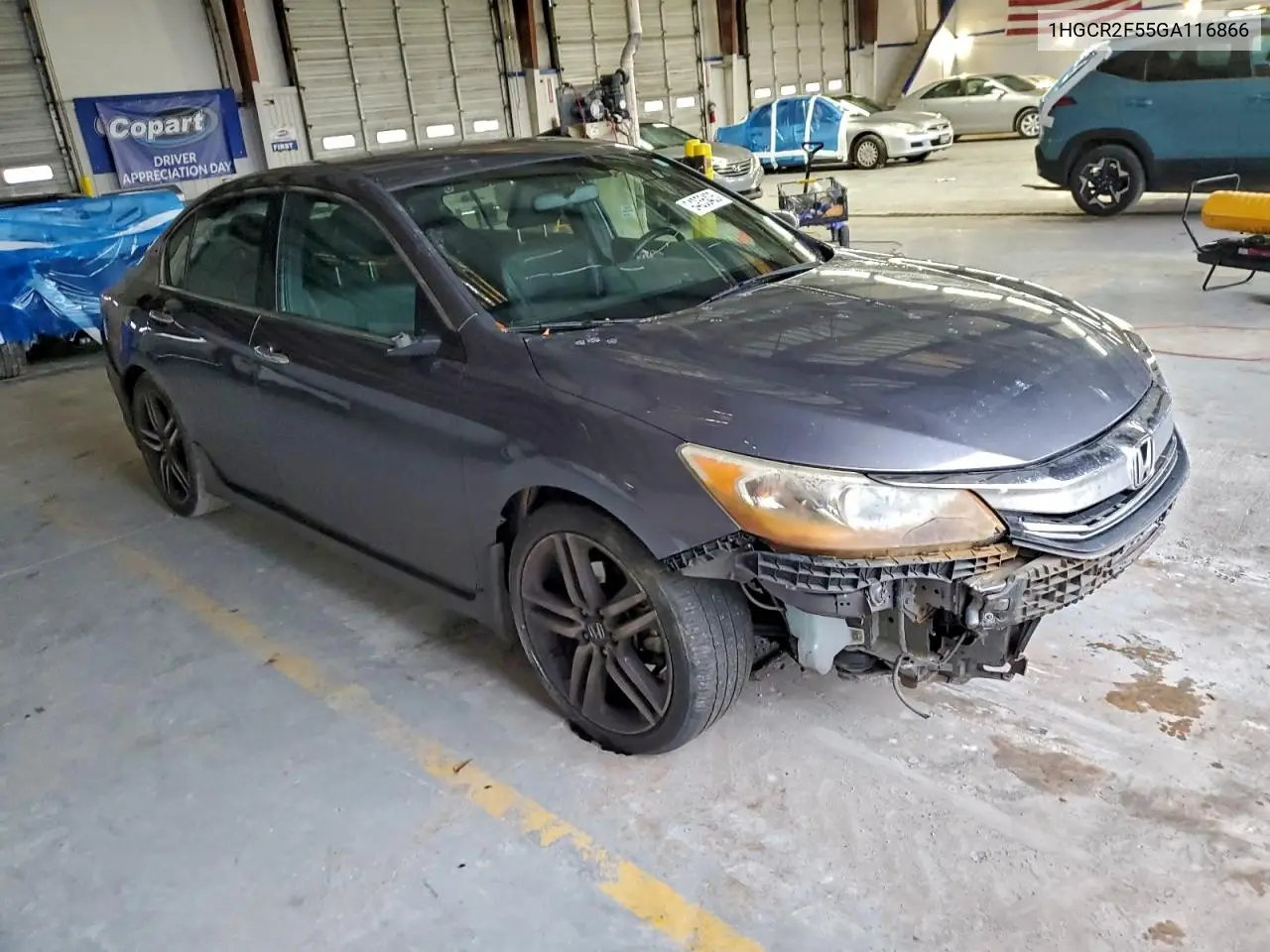 1HGCR2F55GA116866 2016 Honda Accord Sport