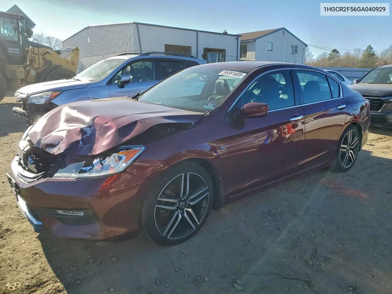 1HGCR2F56GA040929 2016 Honda Accord Sport