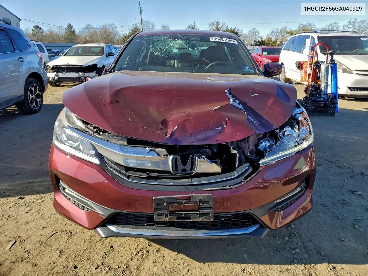 1HGCR2F56GA040929 2016 Honda Accord Sport