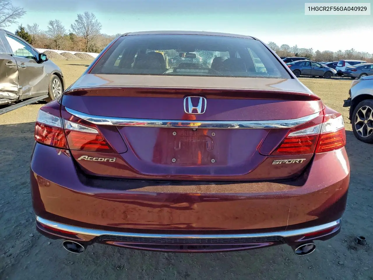 1HGCR2F56GA040929 2016 Honda Accord Sport