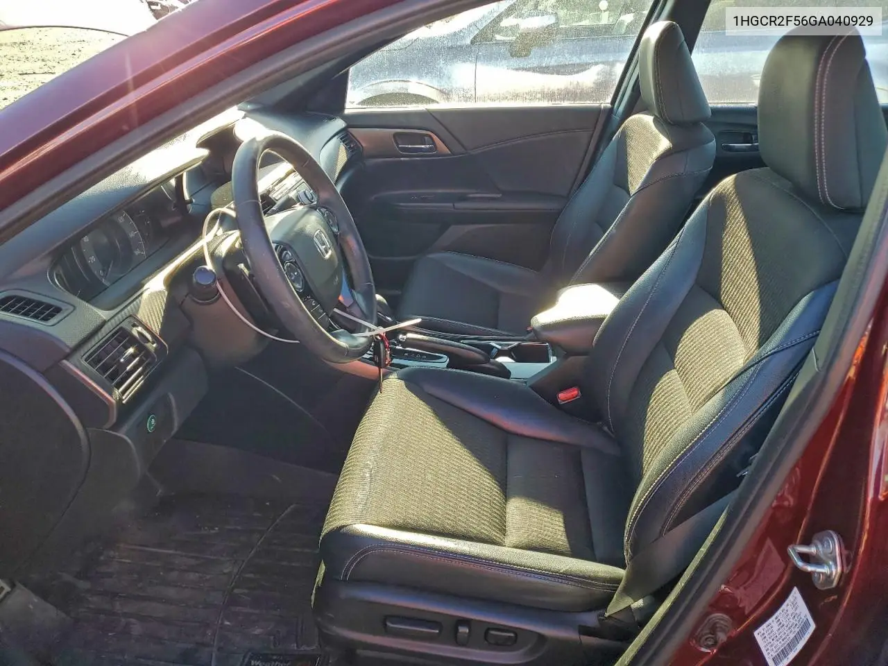 1HGCR2F56GA040929 2016 Honda Accord Sport