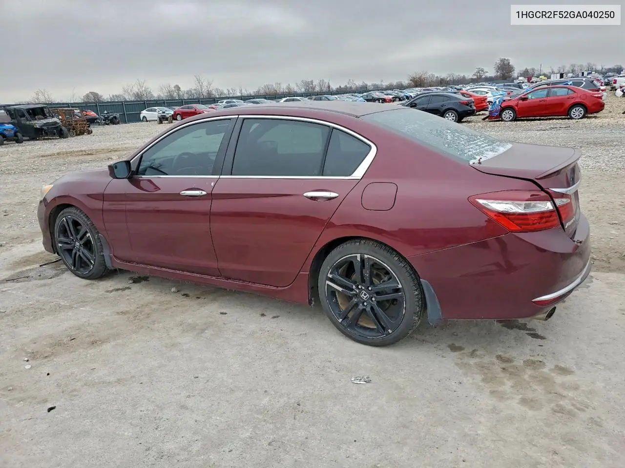 1HGCR2F52GA040250 2016 Honda Accord Sport