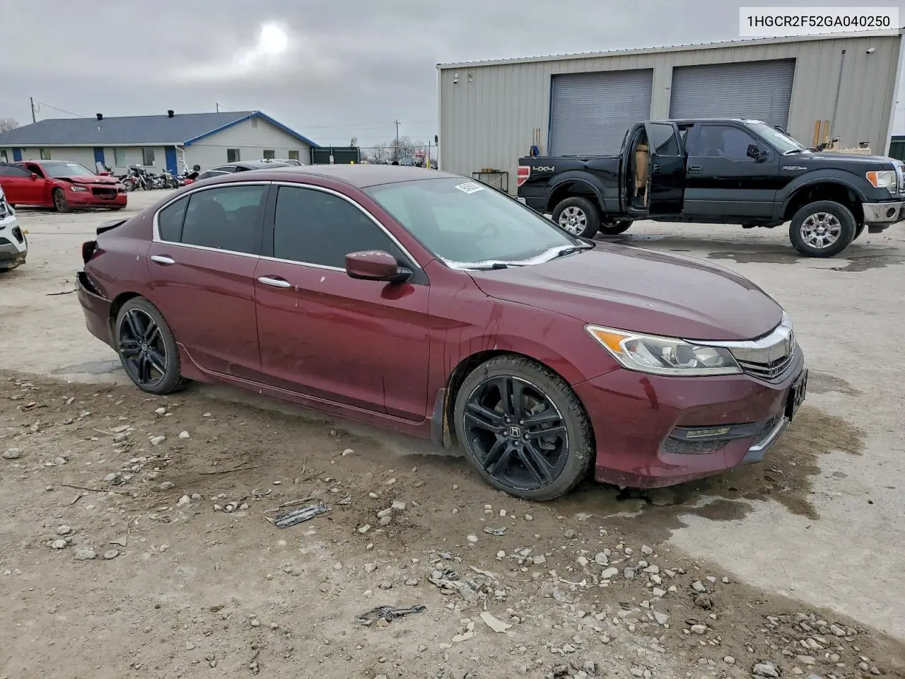 1HGCR2F52GA040250 2016 Honda Accord Sport