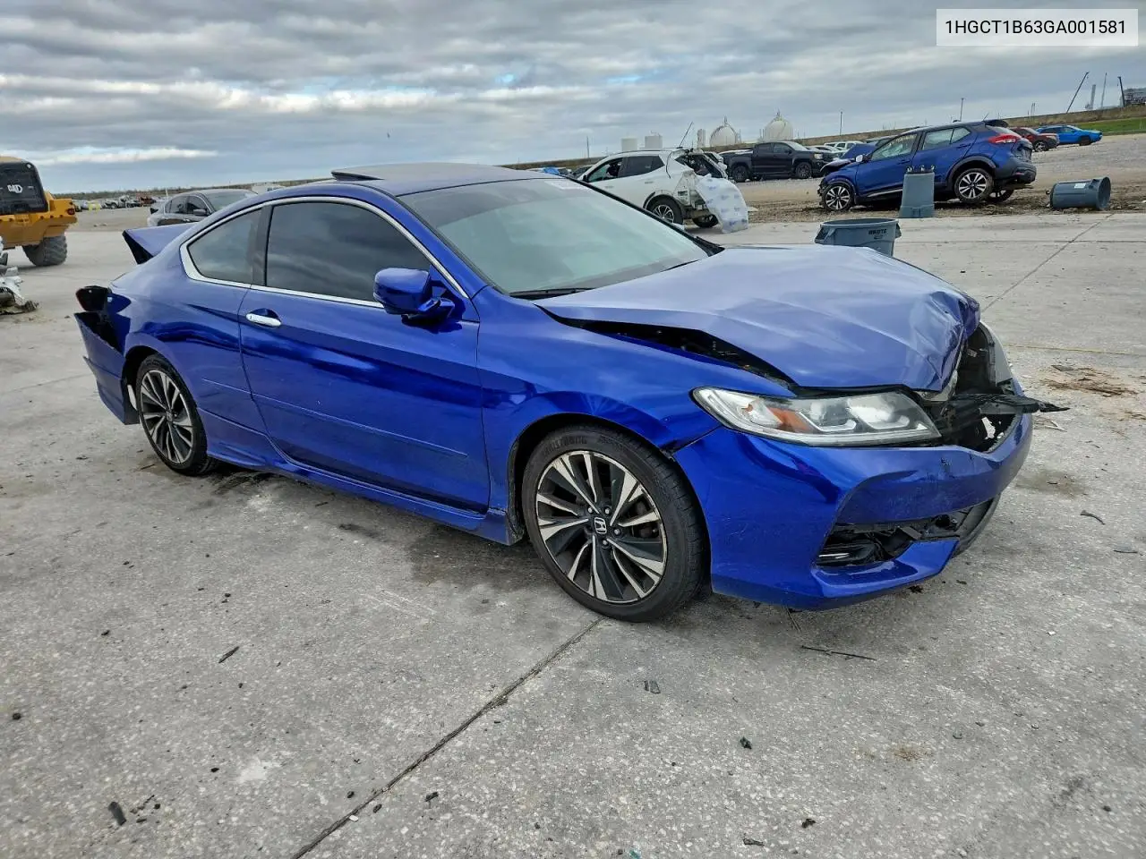 1HGCT1B63GA001581 2016 Honda Accord Exl