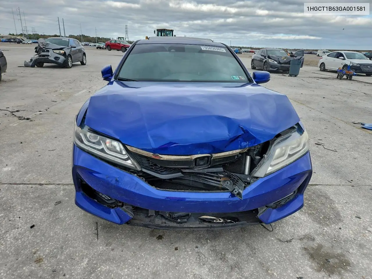 1HGCT1B63GA001581 2016 Honda Accord Exl