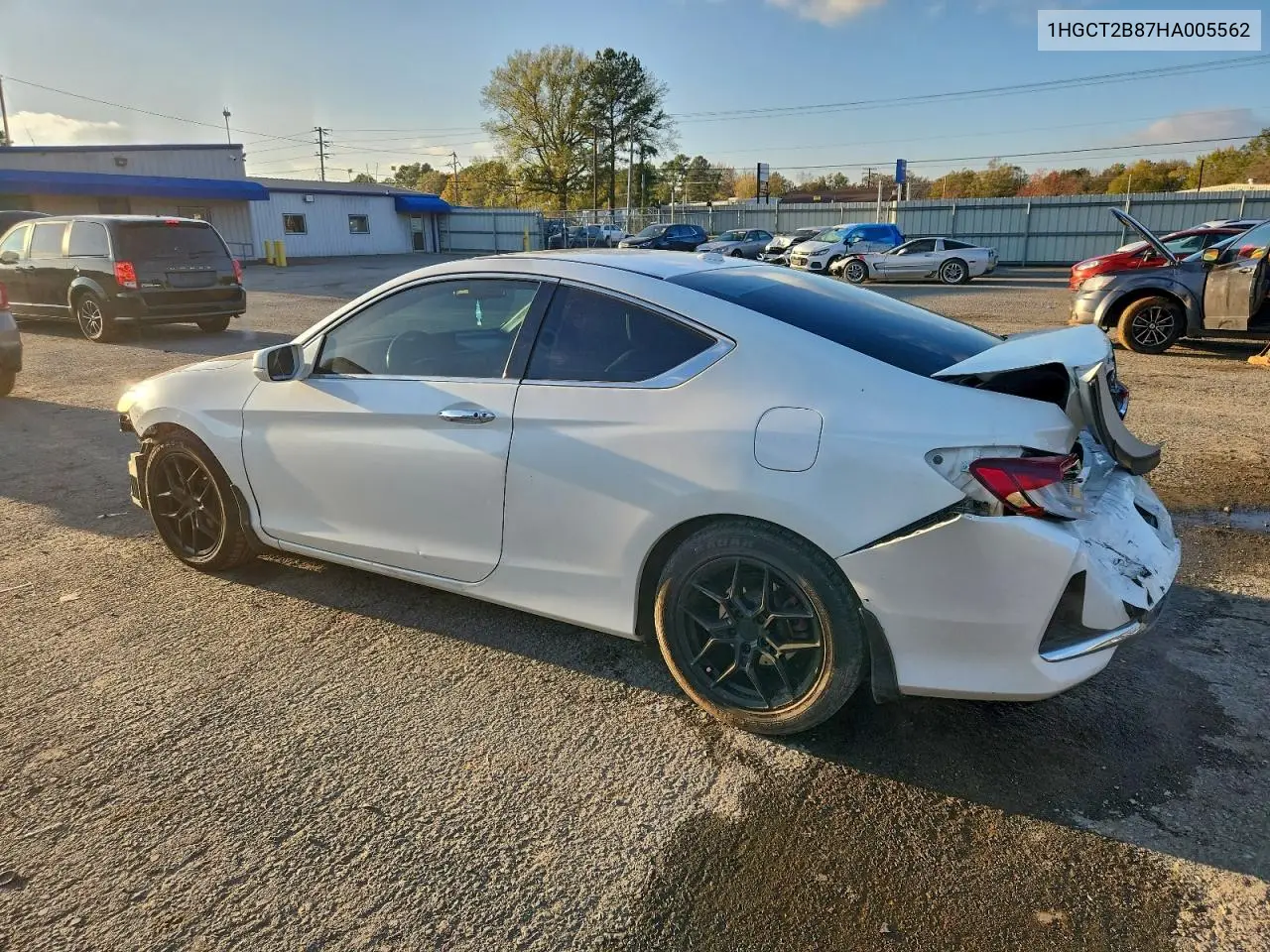 1HGCT2B87HA005562 2017 Honda Accord Exl