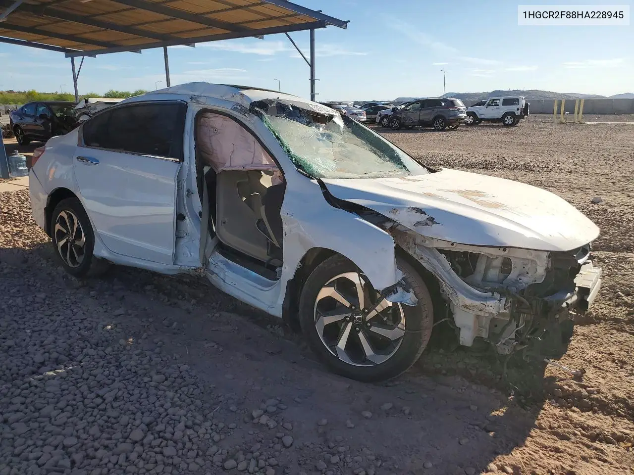 2017 Honda Accord Exl VIN: 1HGCR2F88HA228945 Lot: 53642286
