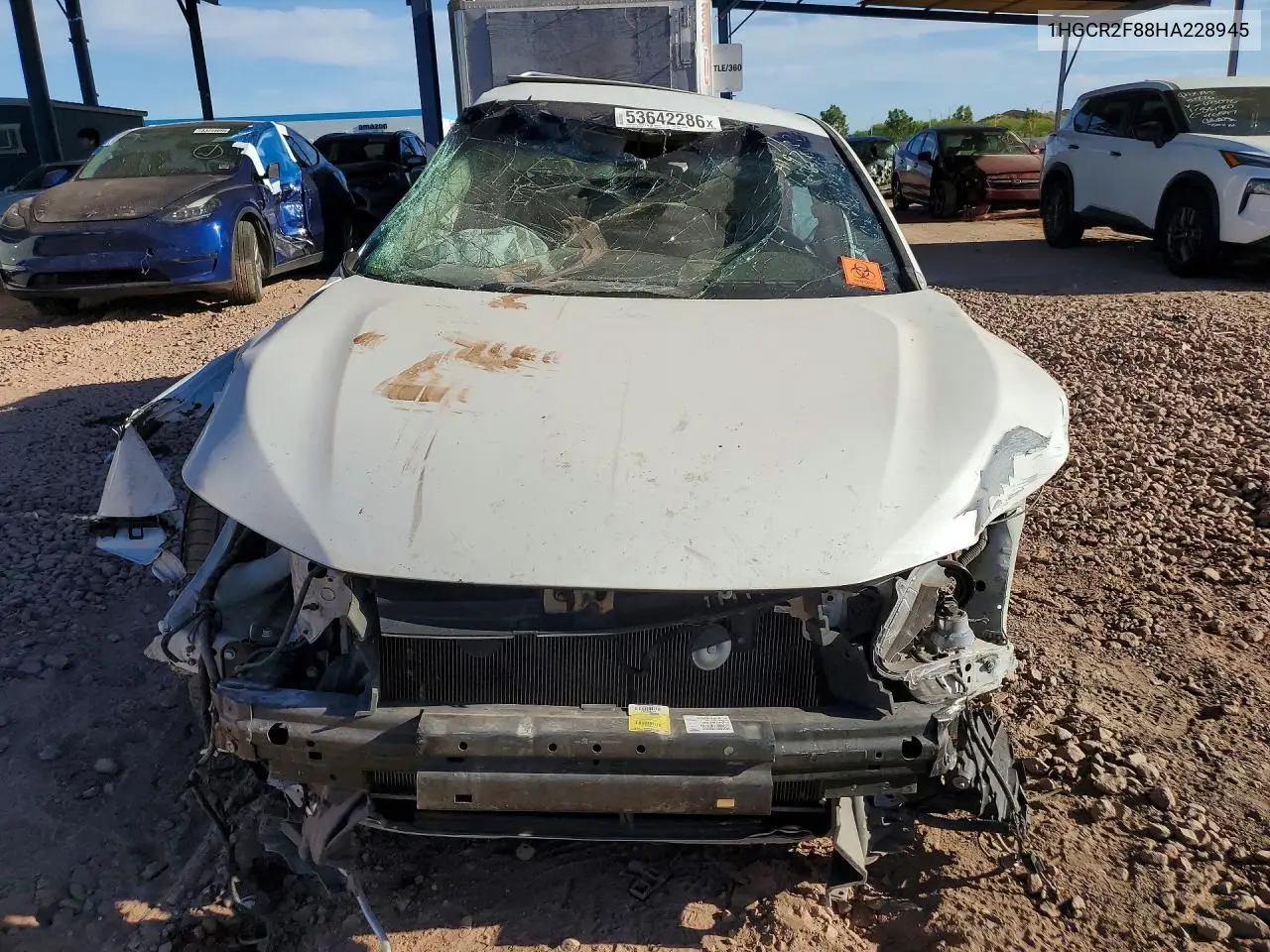 2017 Honda Accord Exl VIN: 1HGCR2F88HA228945 Lot: 53642286