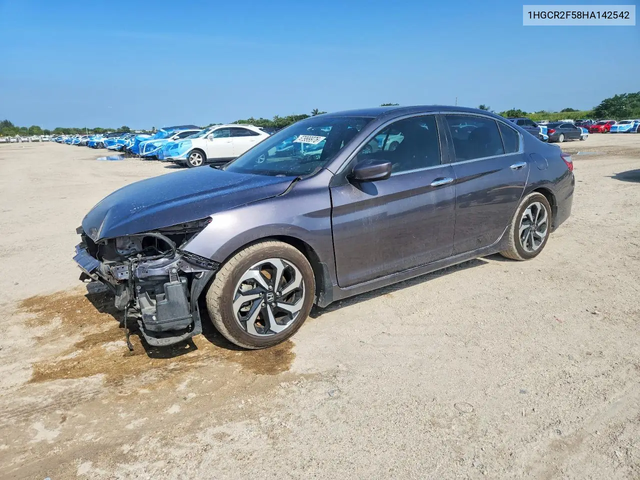 1HGCR2F58HA142542 2017 Honda Accord Sport