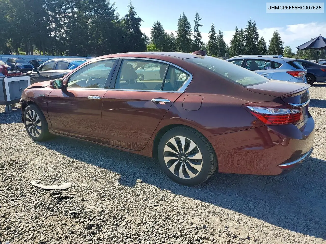 2017 Honda Accord Hybrid Exl VIN: JHMCR6F55HC007625 Lot: 60226836