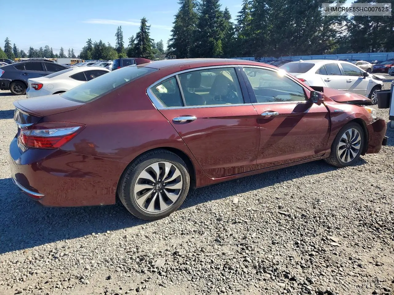 2017 Honda Accord Hybrid Exl VIN: JHMCR6F55HC007625 Lot: 60226836