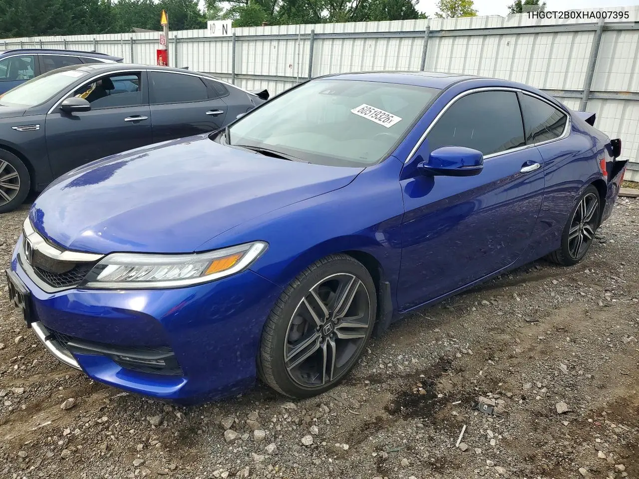 2017 Honda Accord Touring VIN: 1HGCT2B0XHA007395 Lot: 60519326