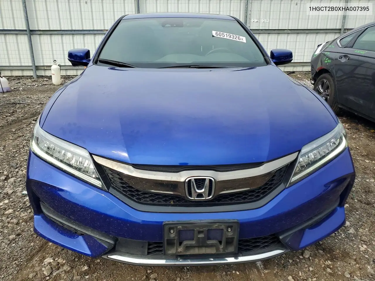 2017 Honda Accord Touring VIN: 1HGCT2B0XHA007395 Lot: 60519326