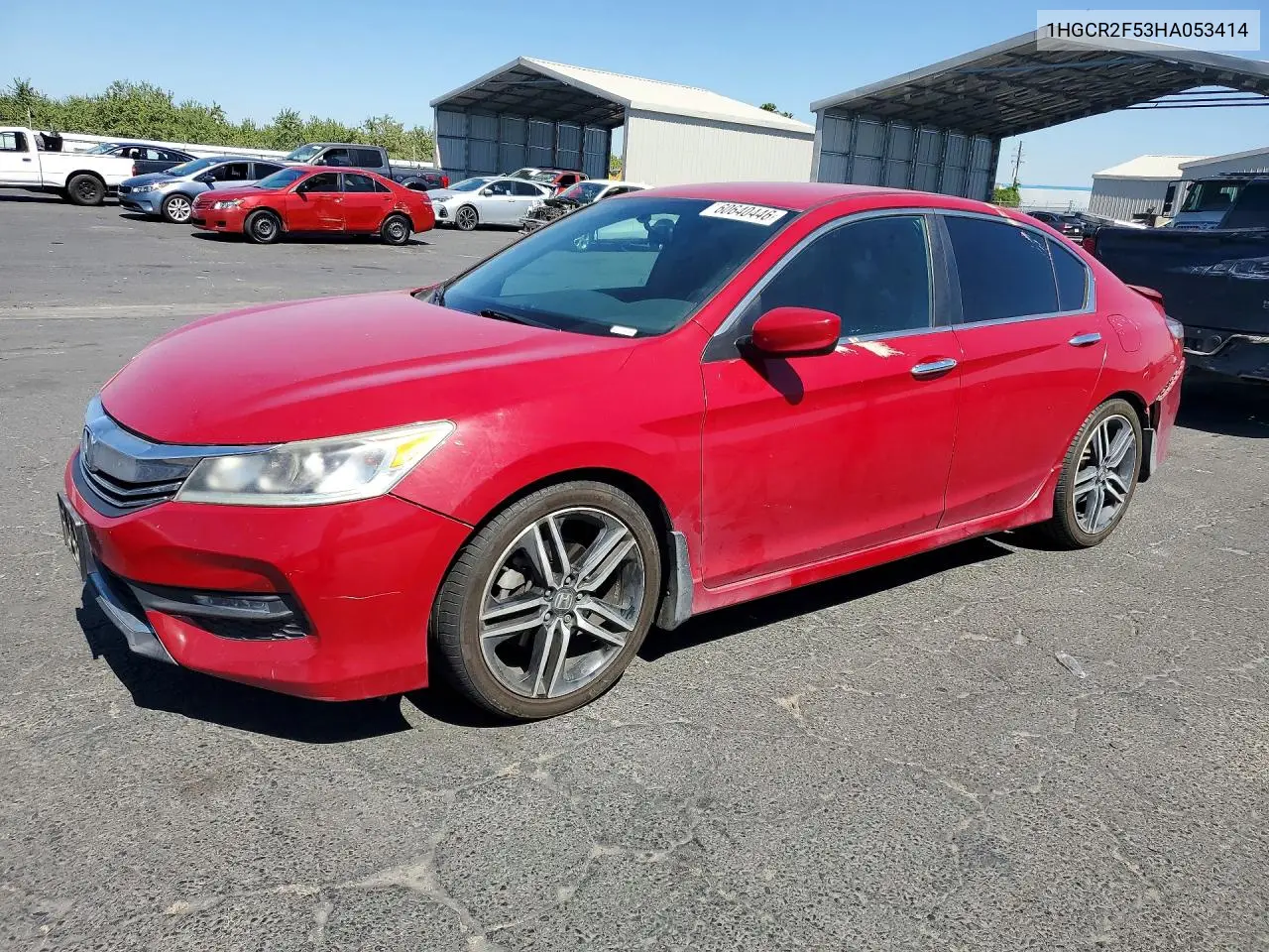 2017 Honda Accord Sport VIN: 1HGCR2F53HA053414 Lot: 60640446