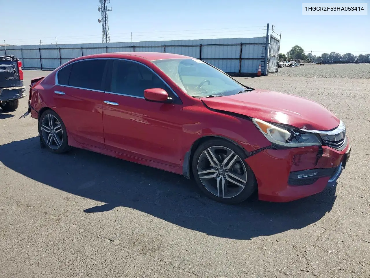 2017 Honda Accord Sport VIN: 1HGCR2F53HA053414 Lot: 60640446