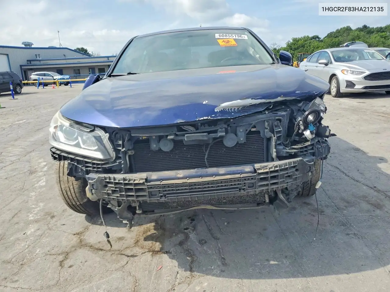 2017 Honda Accord VIN: 1HGCR2F83HA212135 Lot: 60855196