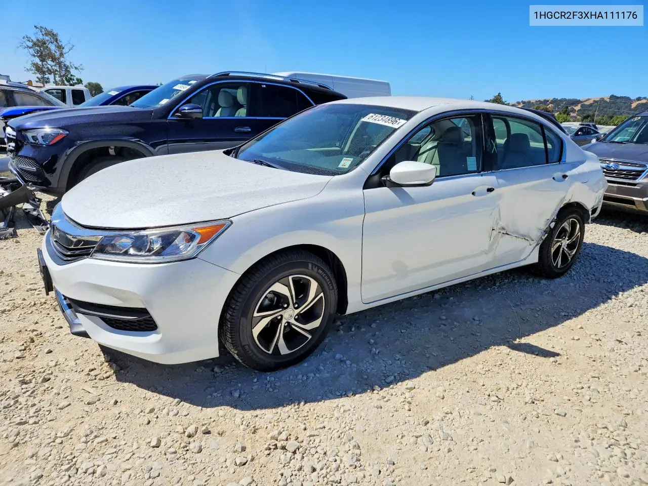 2017 Honda Accord Lx VIN: 1HGCR2F3XHA111176 Lot: 61234896