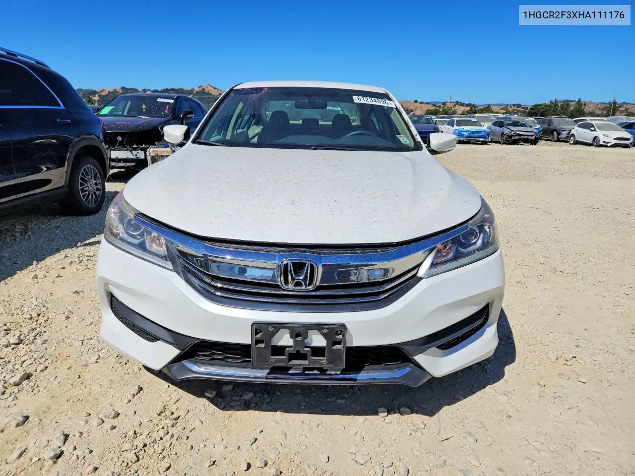 2017 Honda Accord Lx VIN: 1HGCR2F3XHA111176 Lot: 61234896