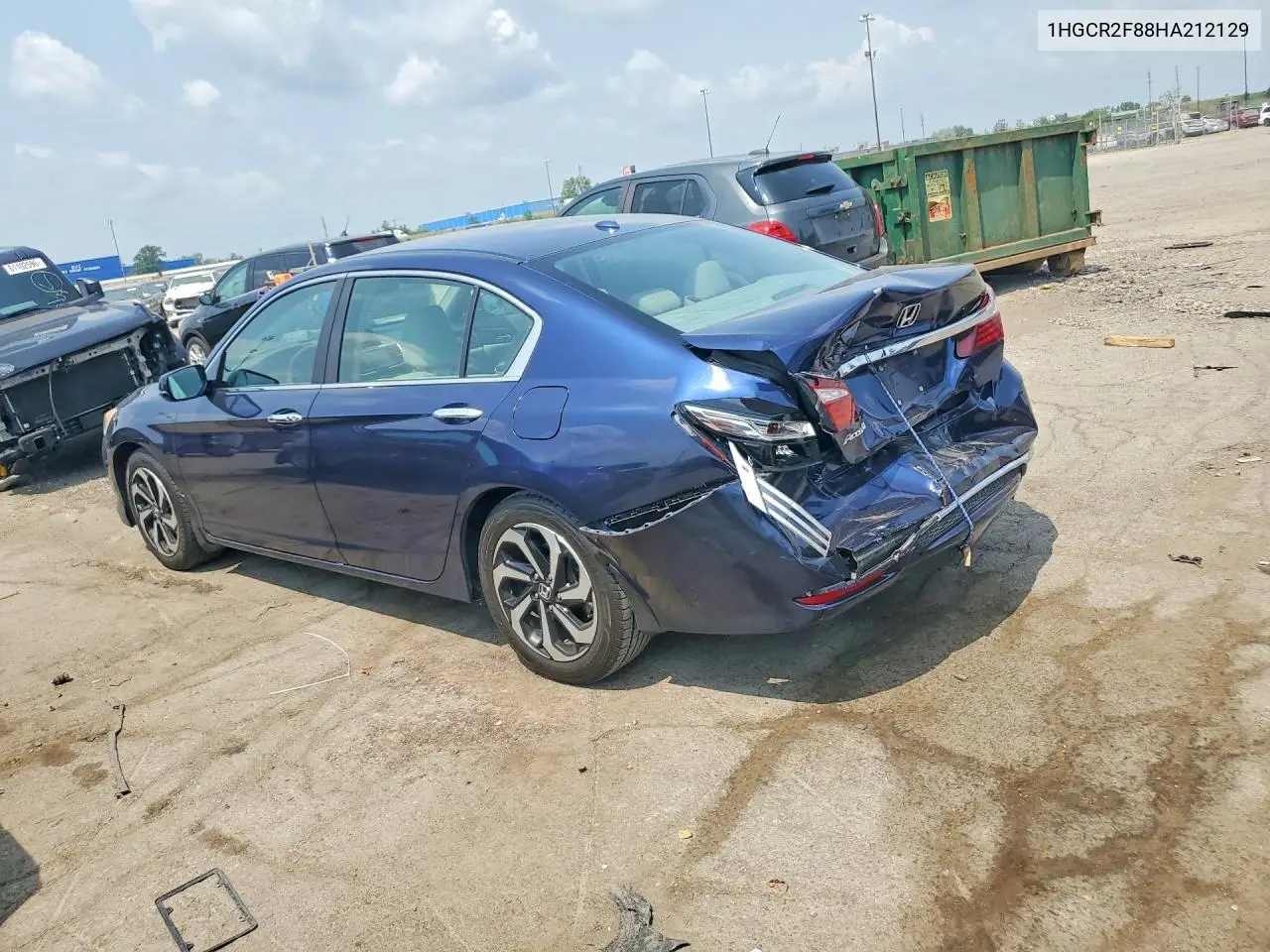 2017 Honda Accord Exl VIN: 1HGCR2F88HA212129 Lot: 61332596