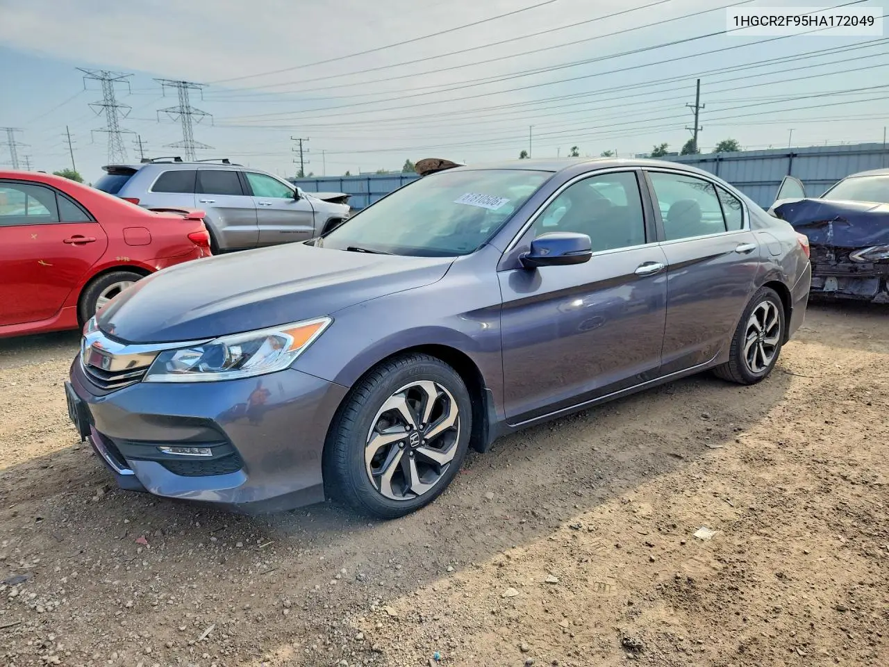 2017 Honda Accord Exl VIN: 1HGCR2F95HA172049 Lot: 61810506