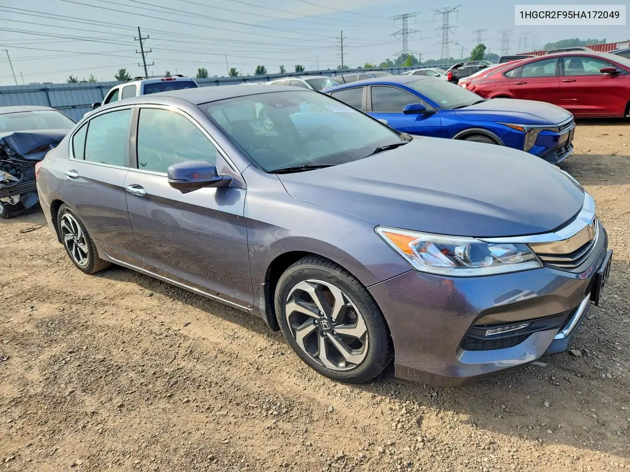 2017 Honda Accord Exl VIN: 1HGCR2F95HA172049 Lot: 61810506