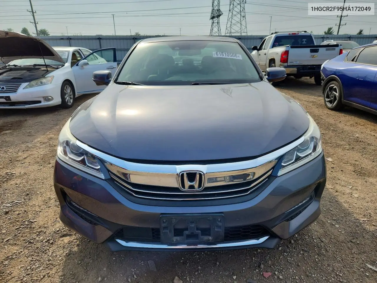2017 Honda Accord Exl VIN: 1HGCR2F95HA172049 Lot: 61810506