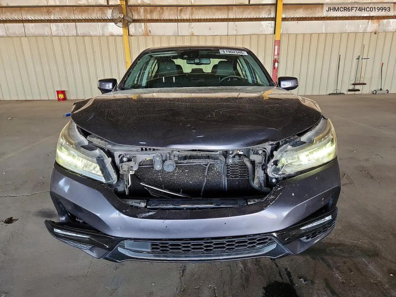 2017 Honda Accord Touring Hybrid VIN: JHMCR6F74HC019993 Lot: 61902346