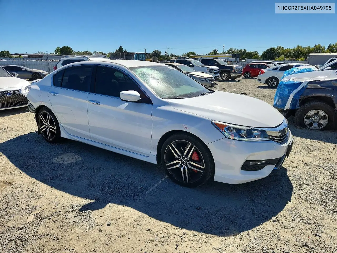 2017 Honda Accord Sport VIN: 1HGCR2F5XHA049795 Lot: 61960926