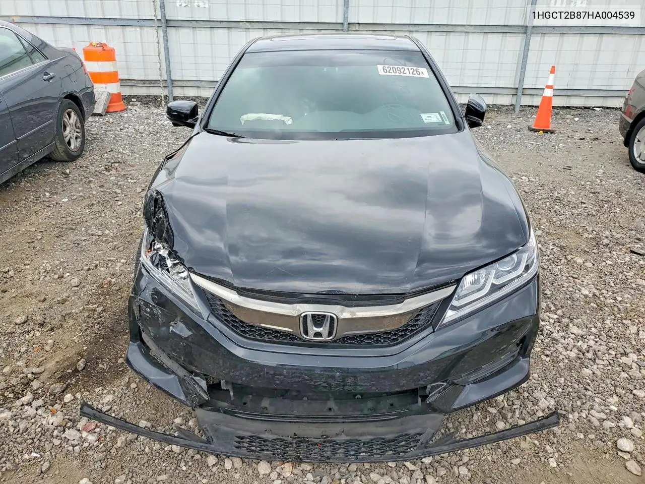 2017 Honda Accord Exl VIN: 1HGCT2B87HA004539 Lot: 62092126