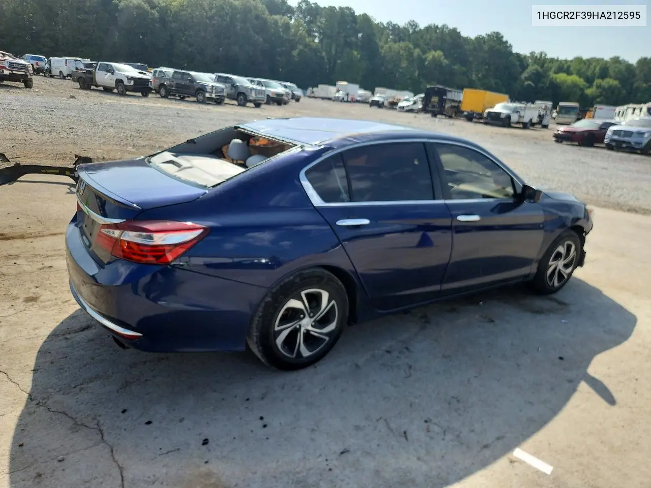 2017 Honda Accord Lx VIN: 1HGCR2F39HA212595 Lot: 62093036
