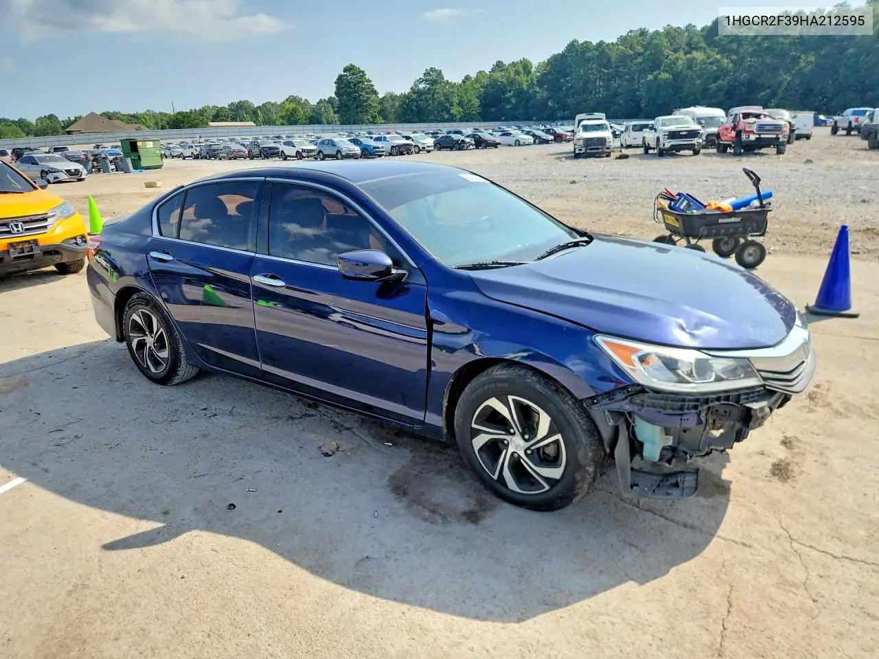 2017 Honda Accord Lx VIN: 1HGCR2F39HA212595 Lot: 62093036