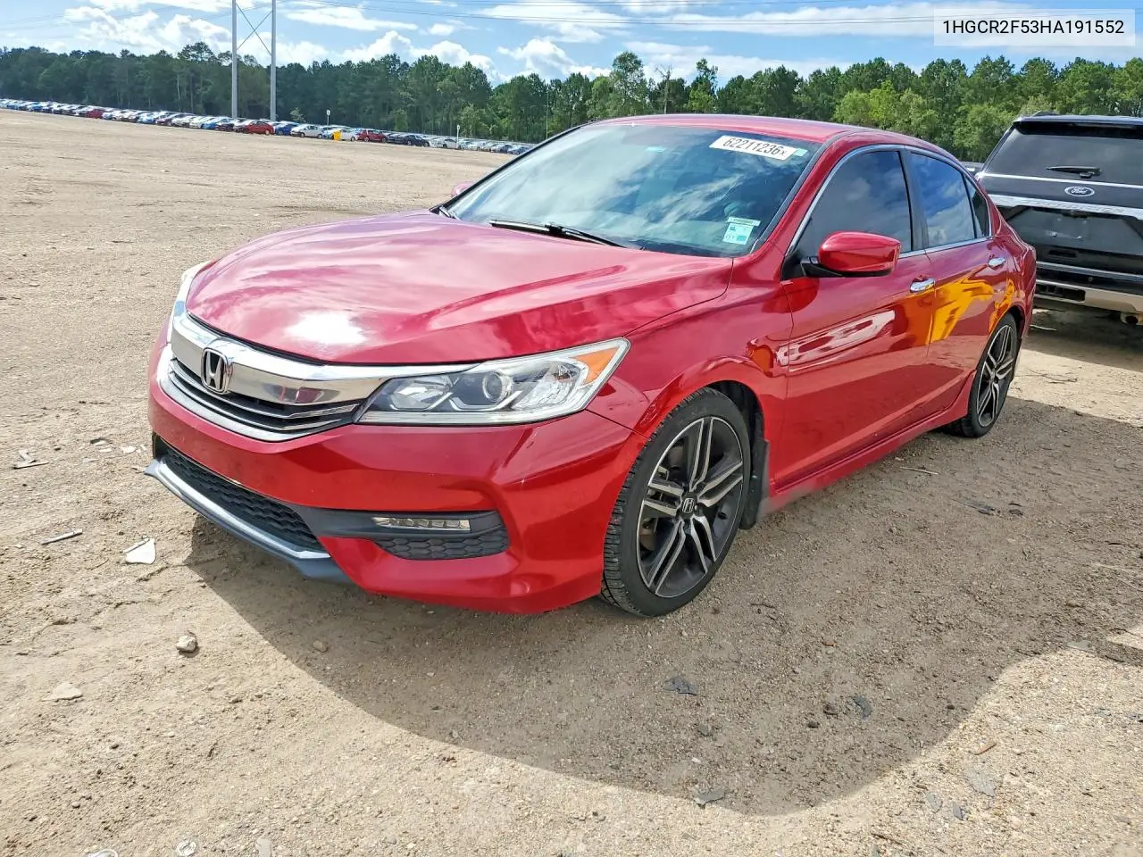 2017 Honda Accord Sport VIN: 1HGCR2F53HA191552 Lot: 62211236