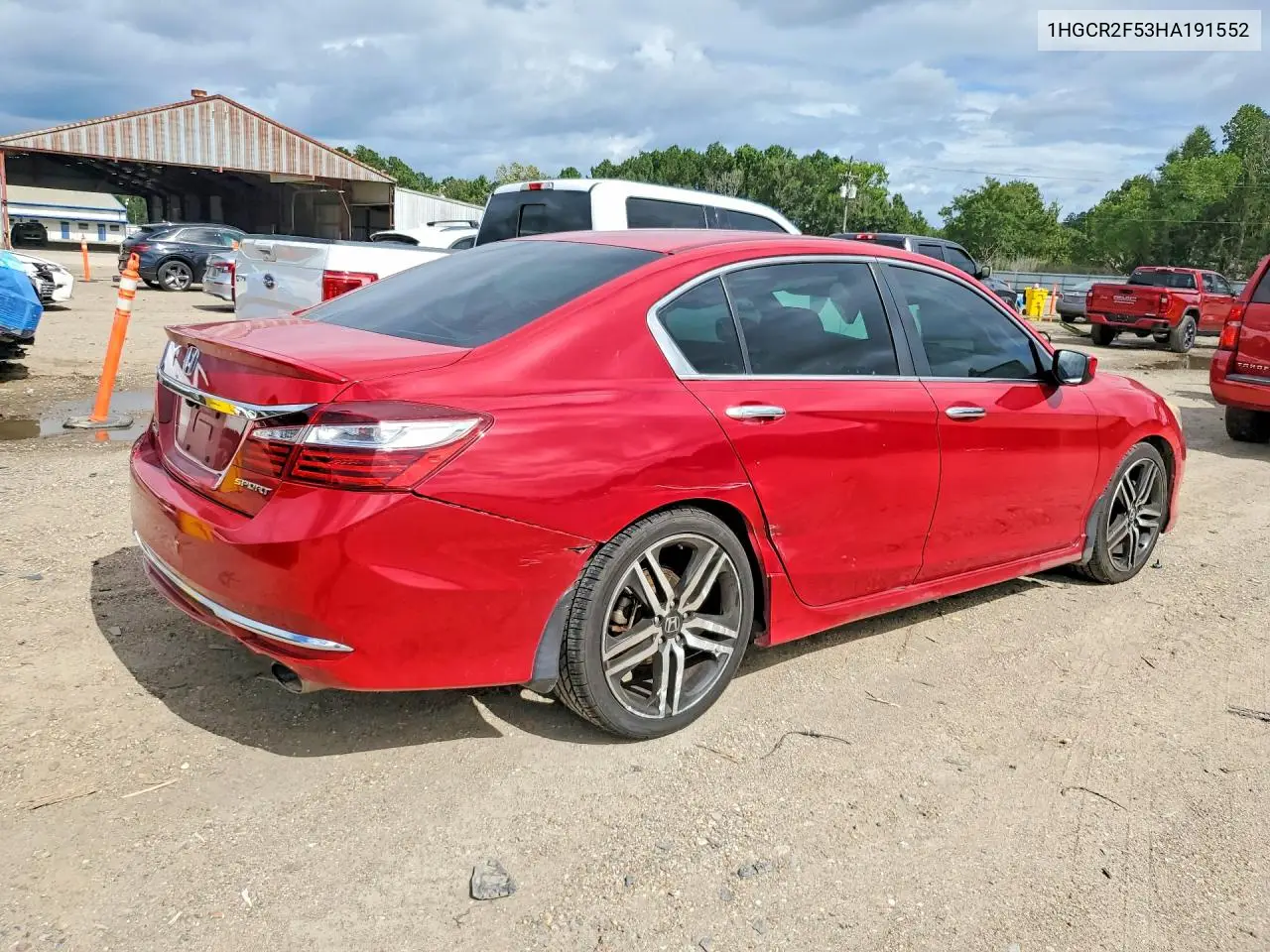 2017 Honda Accord Sport VIN: 1HGCR2F53HA191552 Lot: 62211236