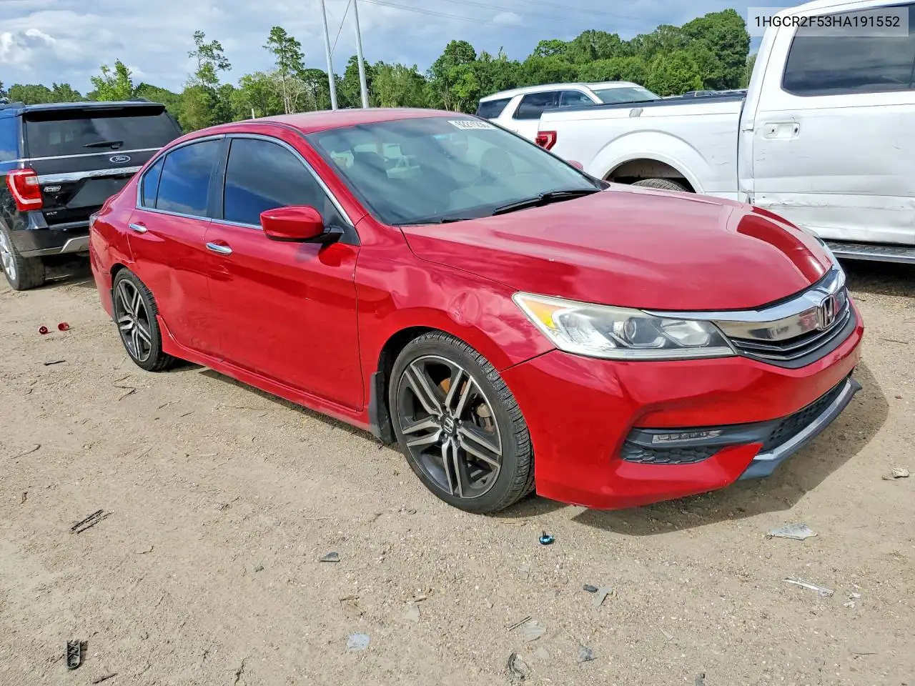 2017 Honda Accord Sport VIN: 1HGCR2F53HA191552 Lot: 62211236